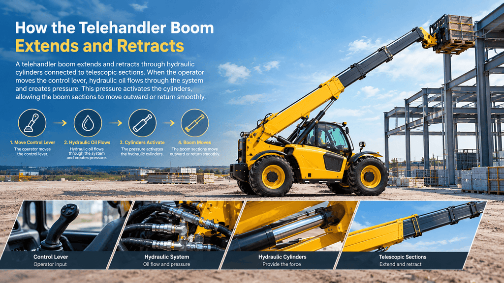 How Does a Telehandler Boom Work