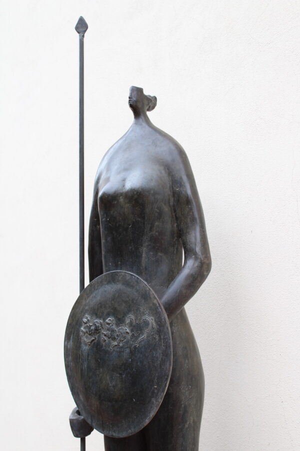 Guerriera in bronzo, Staccioli Paolo
