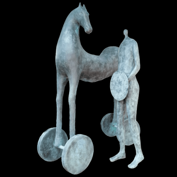 Cavallo e guerriero, Staccioli Paolo