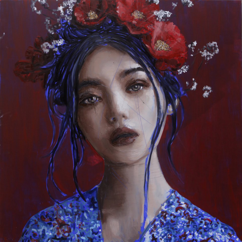 Silvia Berton - Tulip 150x150 cm