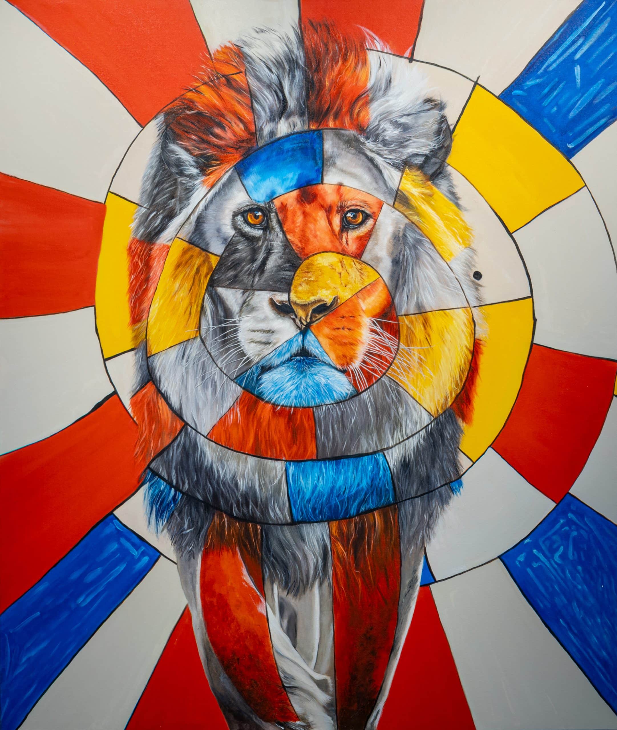 Carla Chiusano - Tribute to Calder -140 x120 cm