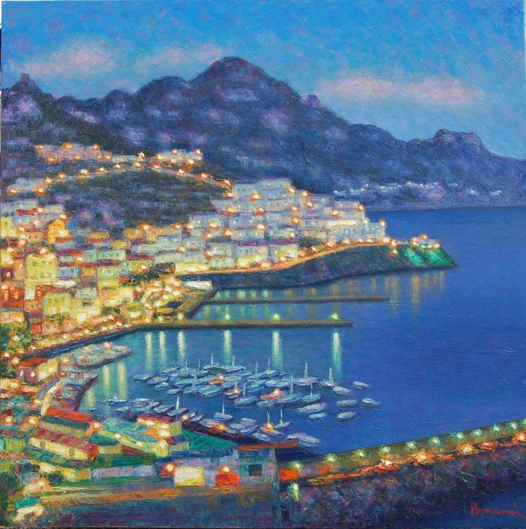 Bonanni_Crepuscolo della sera ad Amalfi 214