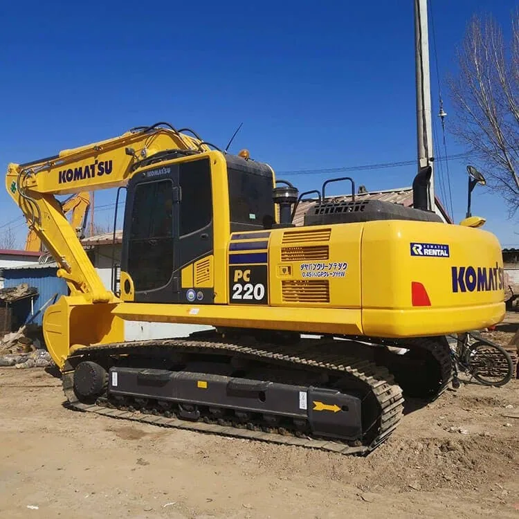 2nd Hand Excavator For Sale Used Komatsu PC220 in Good Condition - Image 4