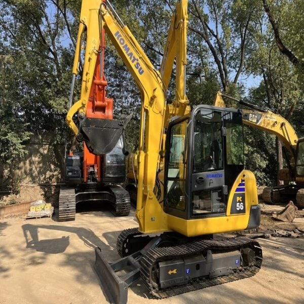 Used Komatsu PC56 Mini Excavator Small Digger with High Quailty - Image 4