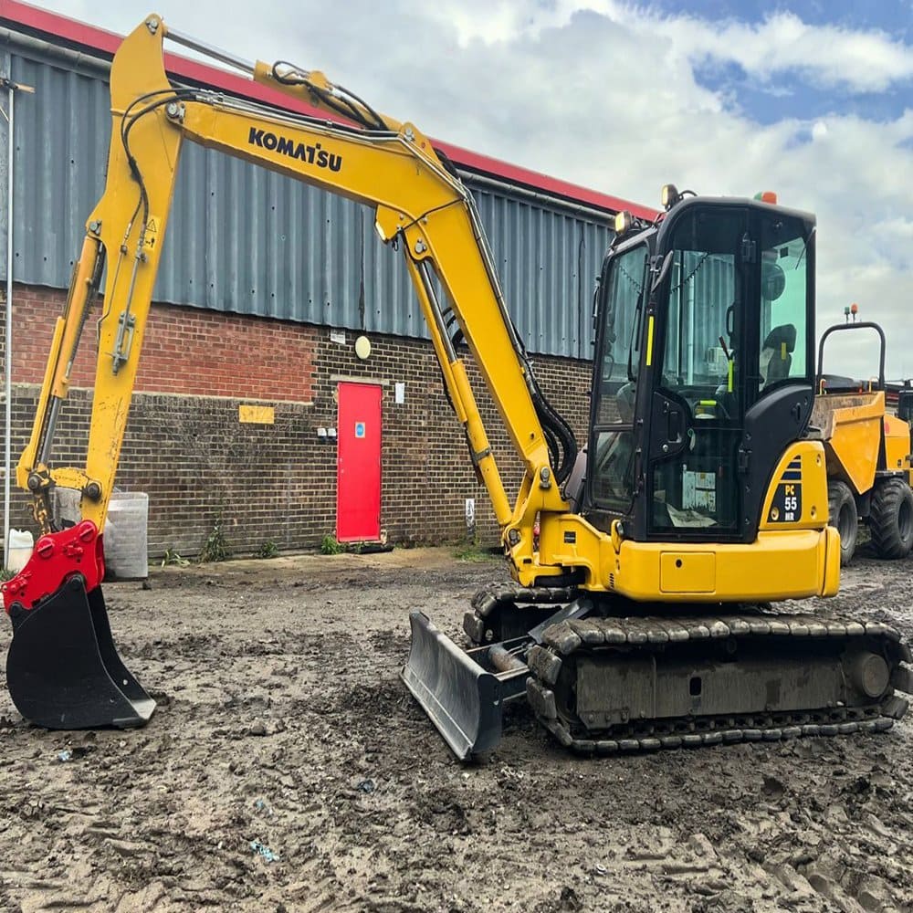 Used Komatsu PC55 Mini Excavator Crawler Digger with High Quailty Cheap Price - Image 2