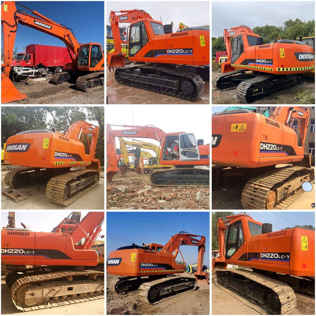 Used Doosan DH220LC-7 Excavator 
