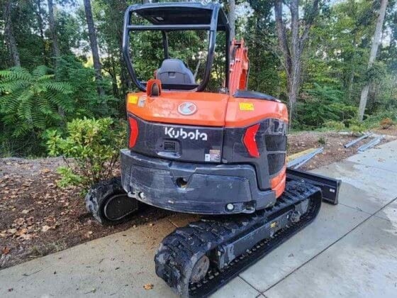 Original Japan Used Kubota U55 Second-Hand Mini Excavator Low Price - Image 4