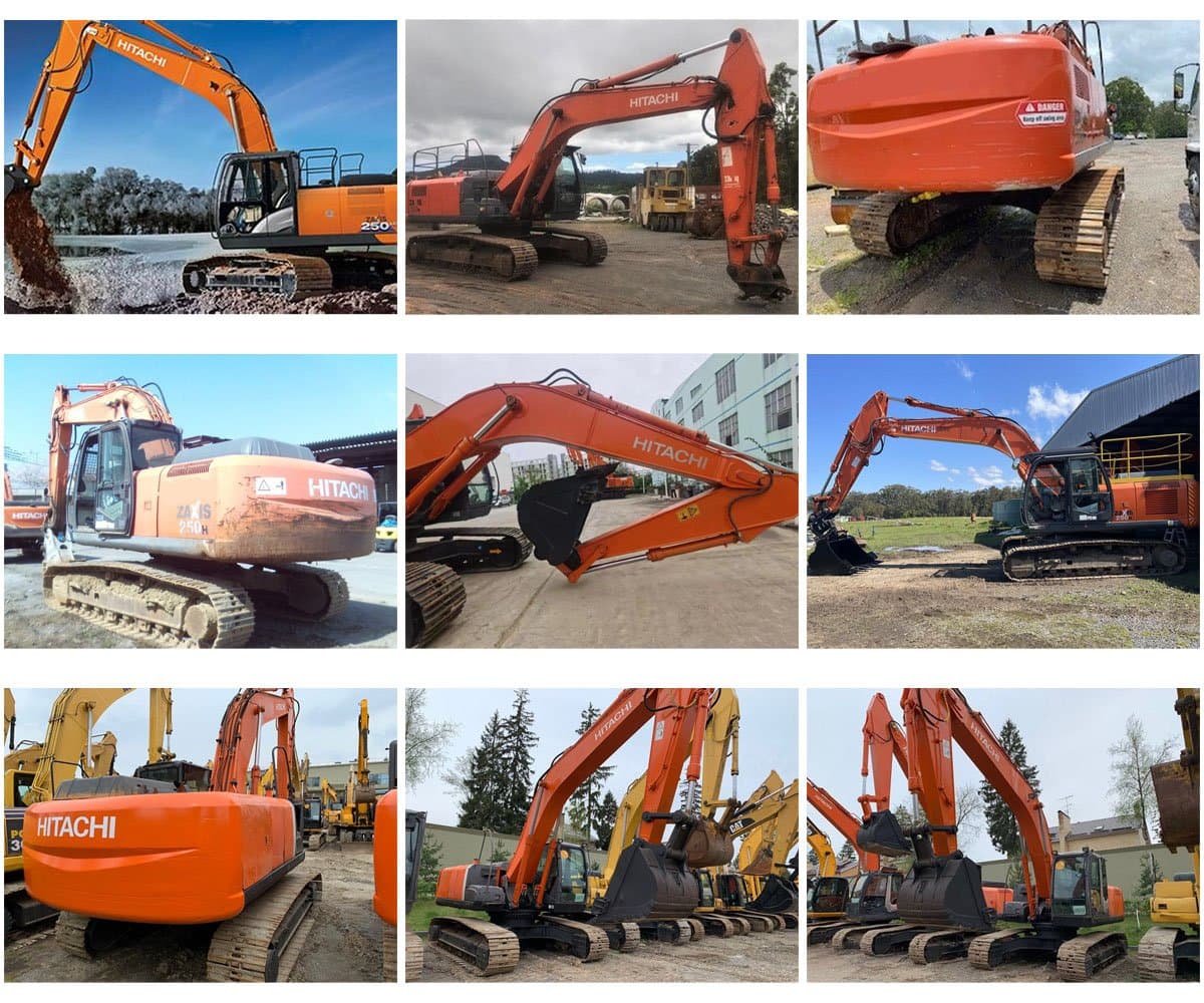 used Hitachi ZX250H excavator