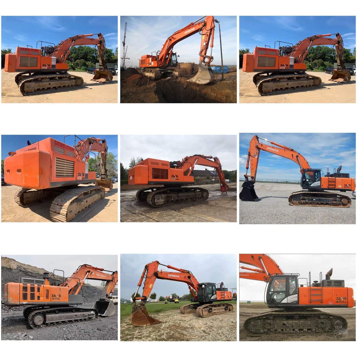 Used Hitachi ZX470 Excavator 