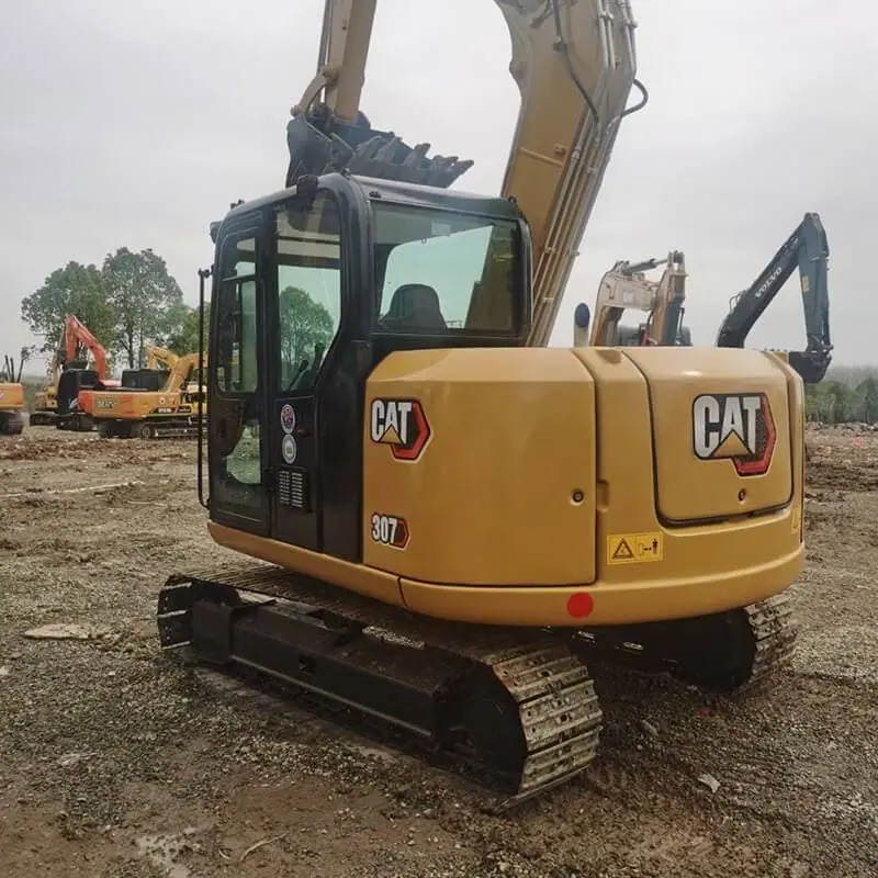 Used Cat 307 Mini Excavator 7 Ton Digger For Sale Caterpillar 307E2 - Image 2