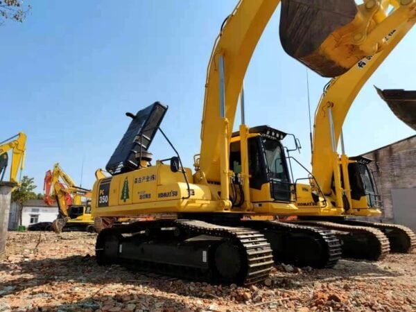 Used Komatsu PC350 Excavator Original Japan with Cheap Price on Sale - Image 3