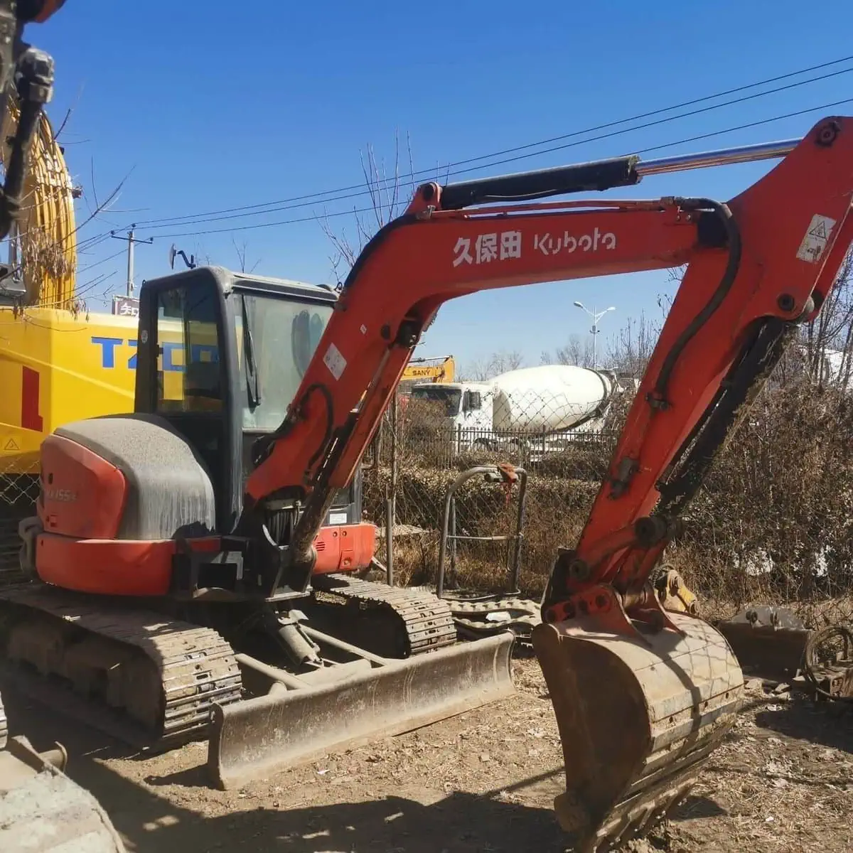 Almost New Used Kubota KX155-5 Mini Excavator Crawler Digger - Image 2