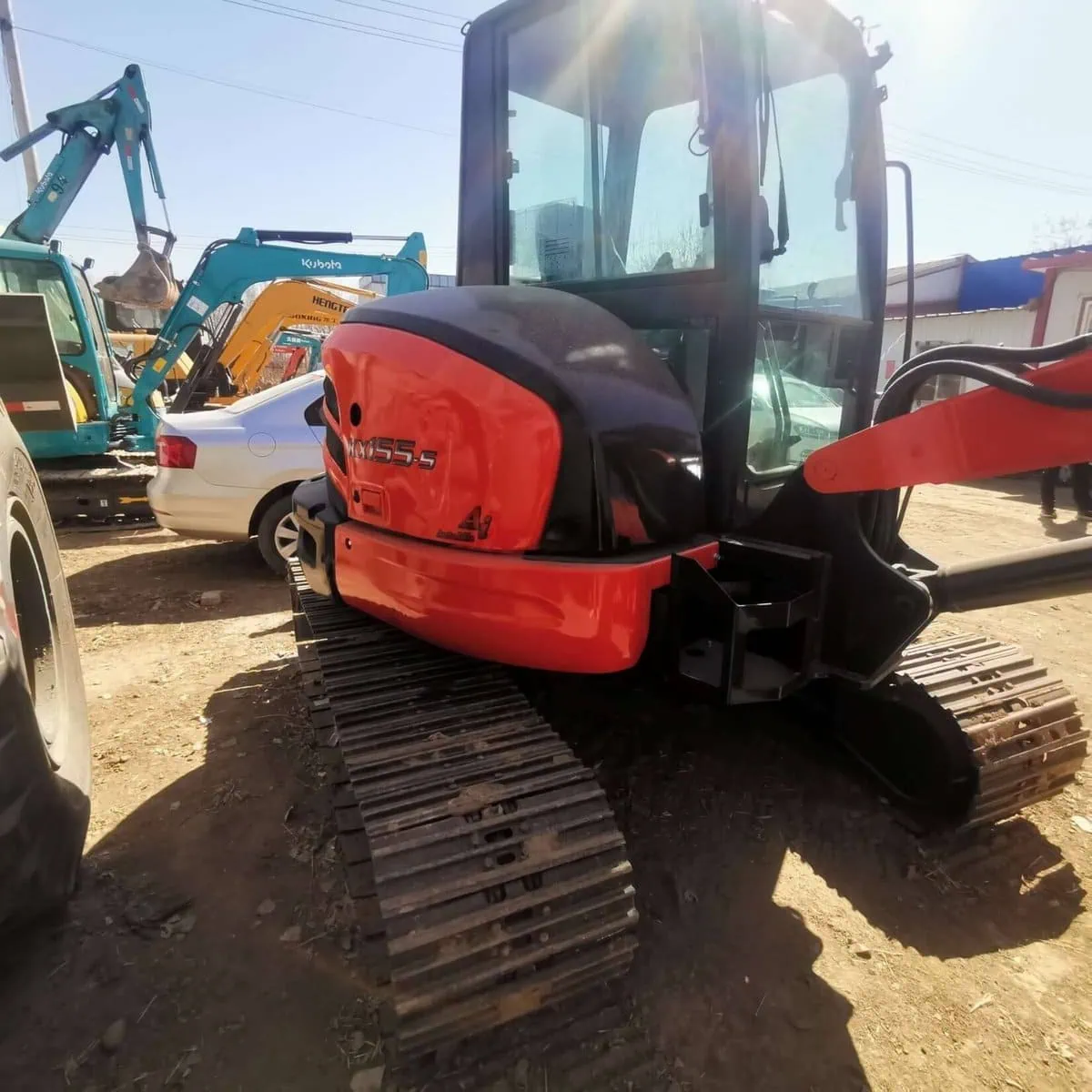 Almost New Used Kubota KX155-5 Mini Excavator Crawler Digger - Image 4
