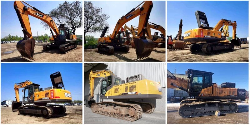 used sany sy335c