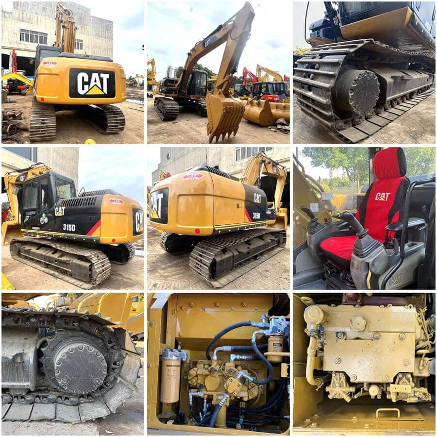 Used CAT 315 Excavator For Sale 315D 2018 Caterpillar 315FL 2nd Hand Diggers