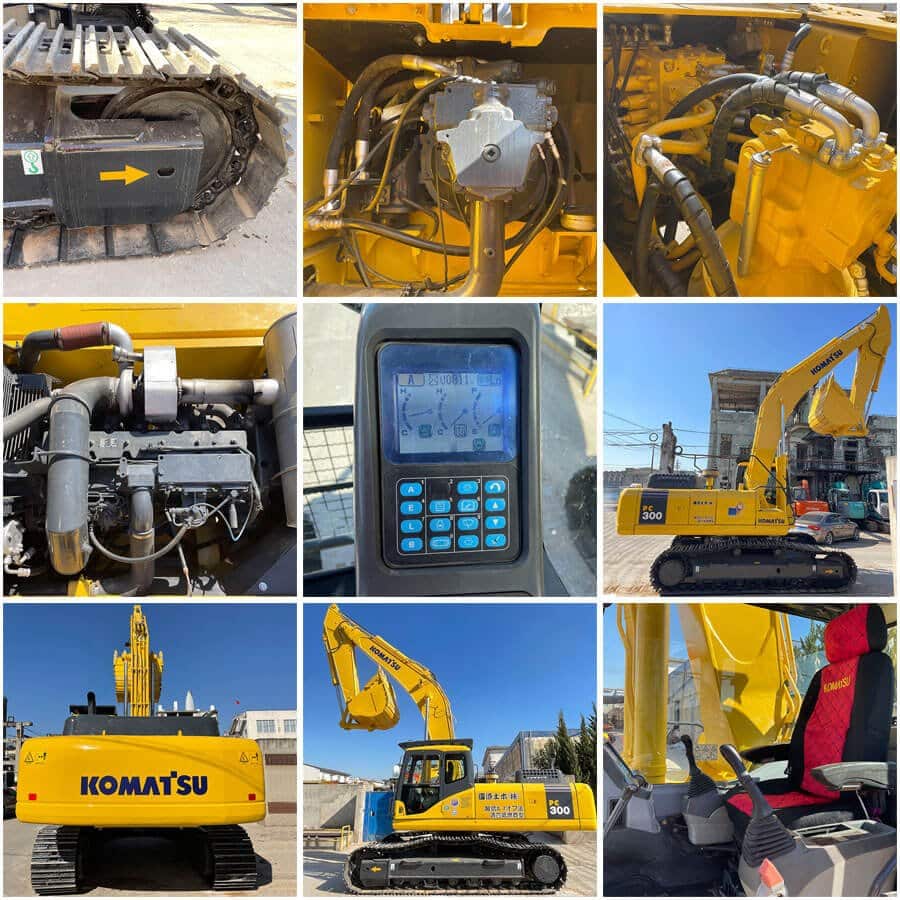 Used Komatsu PC300 2nd Hand Excavator For Sale China Supplier
