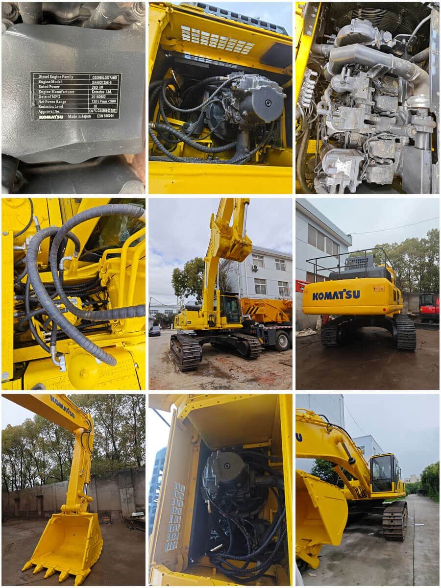 Used Komatsu PC400 2nd Hand Excavator For Sale China Supplier