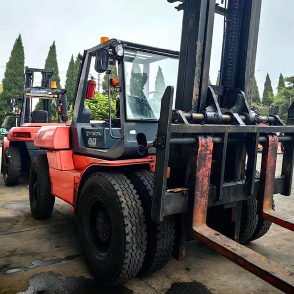 8 Ton Toyota Forklift For Sale 80 Used 2nd Hand Diesel Forklifts Truck - Image 4