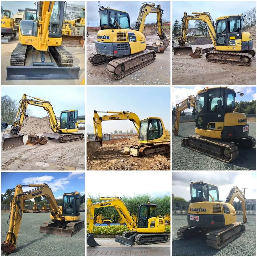 Used Komatsu PC80 Excavator