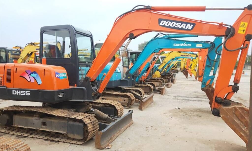 evaluate the used excavator