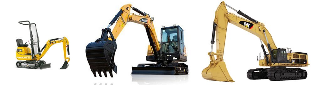 excavator sizes