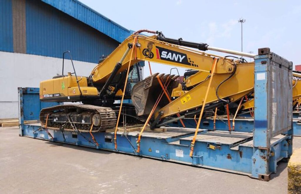 transportation of used excavator 4