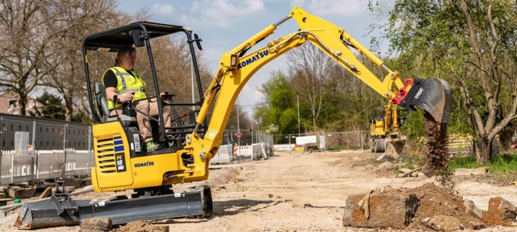used komatsu mini excavator