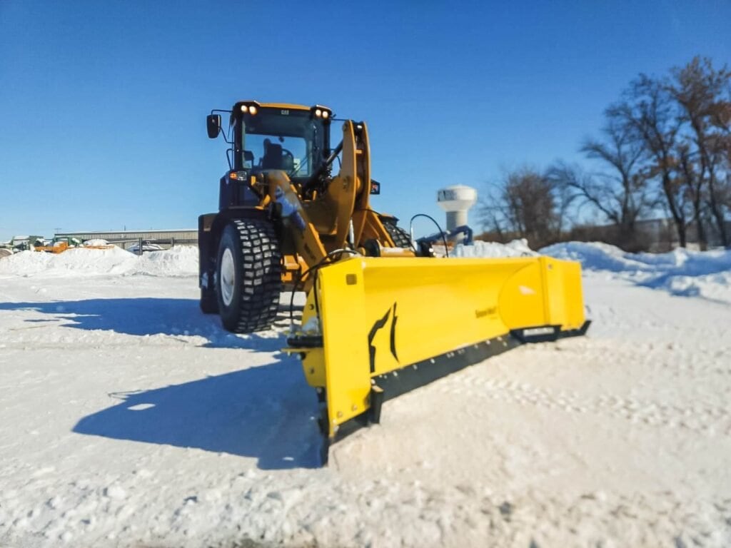 wheel loader snow blade 2