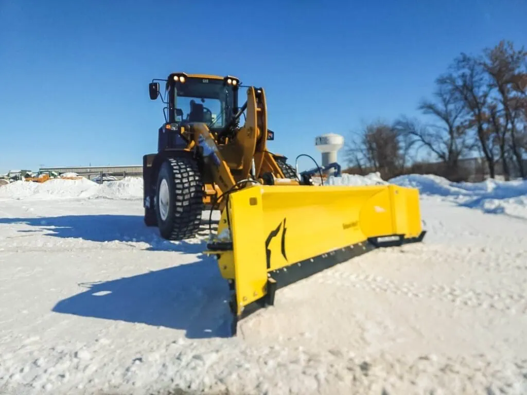 wheel loader snow blade 2