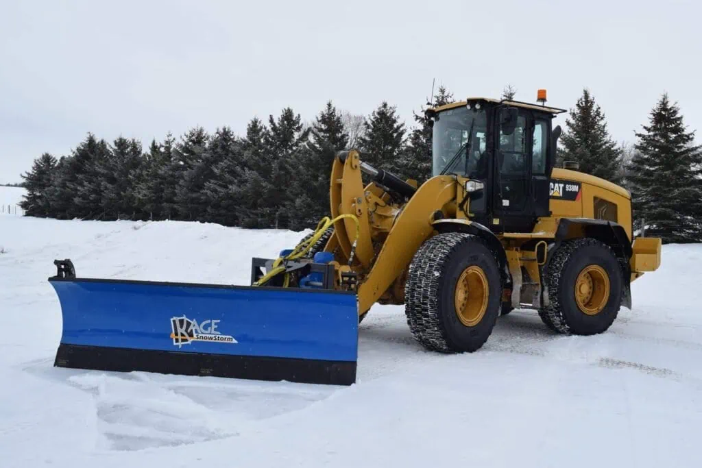 wheel loader snow blade 4
