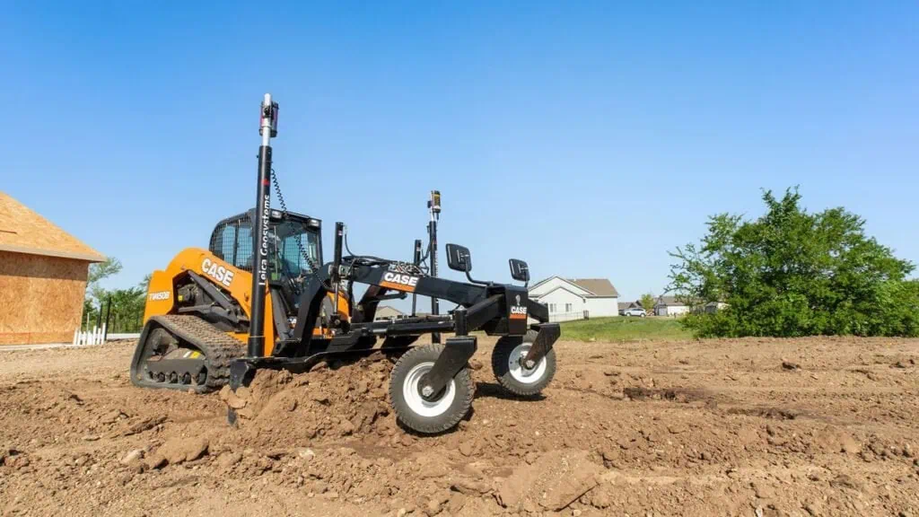 wheel loader leveling blade 1