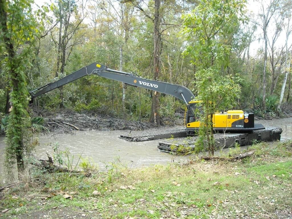 Excavator Digging