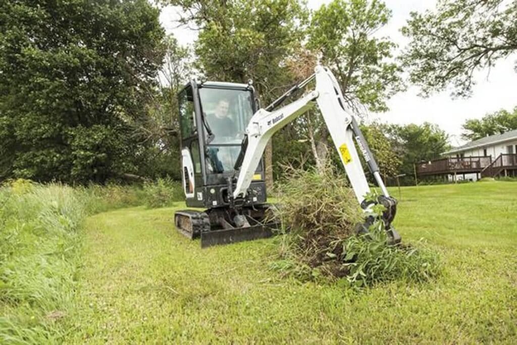 bobcat excavator size 2