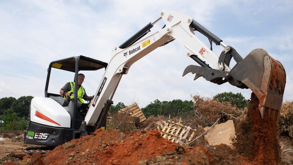 excavator digging depth 10