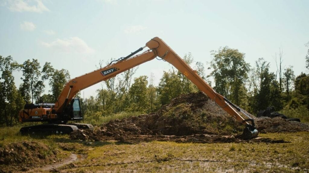 excavator digging depth 2