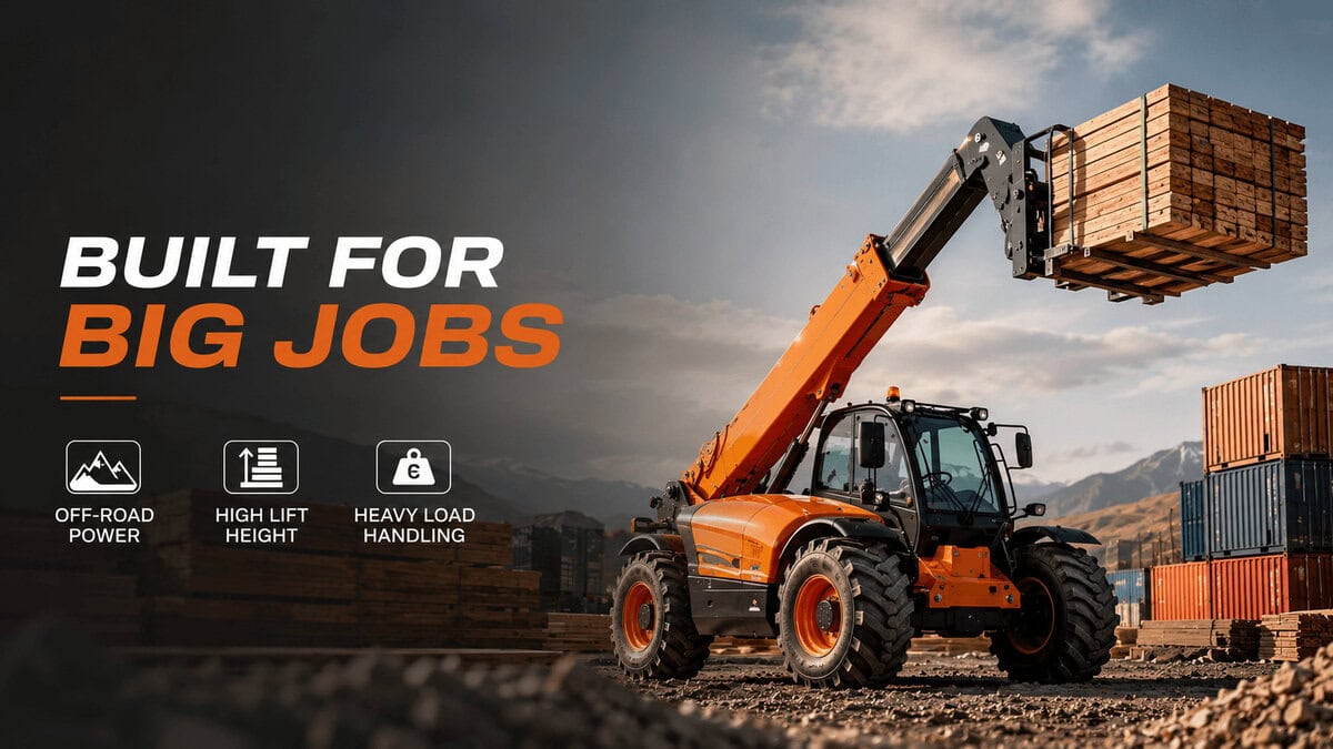 Telehandler Suitable for Warehousing