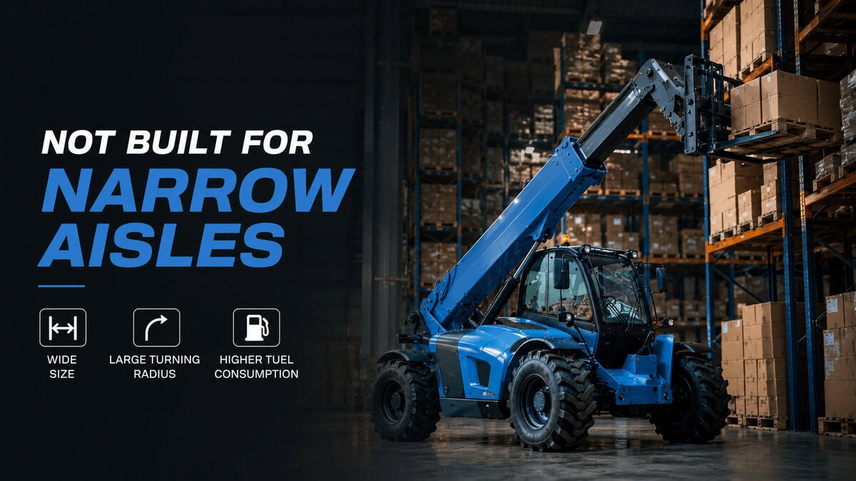 Telehandler Suitable for Warehousing