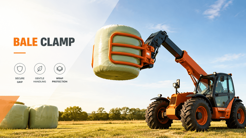 telehandler bale clamp