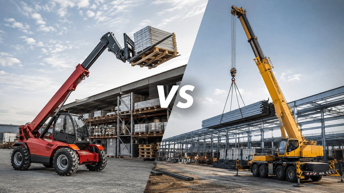 telehandler crane