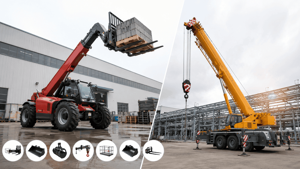 Telehandler vs Crane