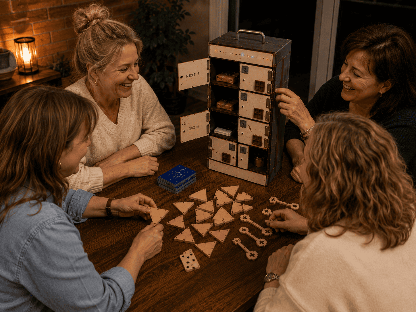 Vier vrouwen beleven samen een escapekist