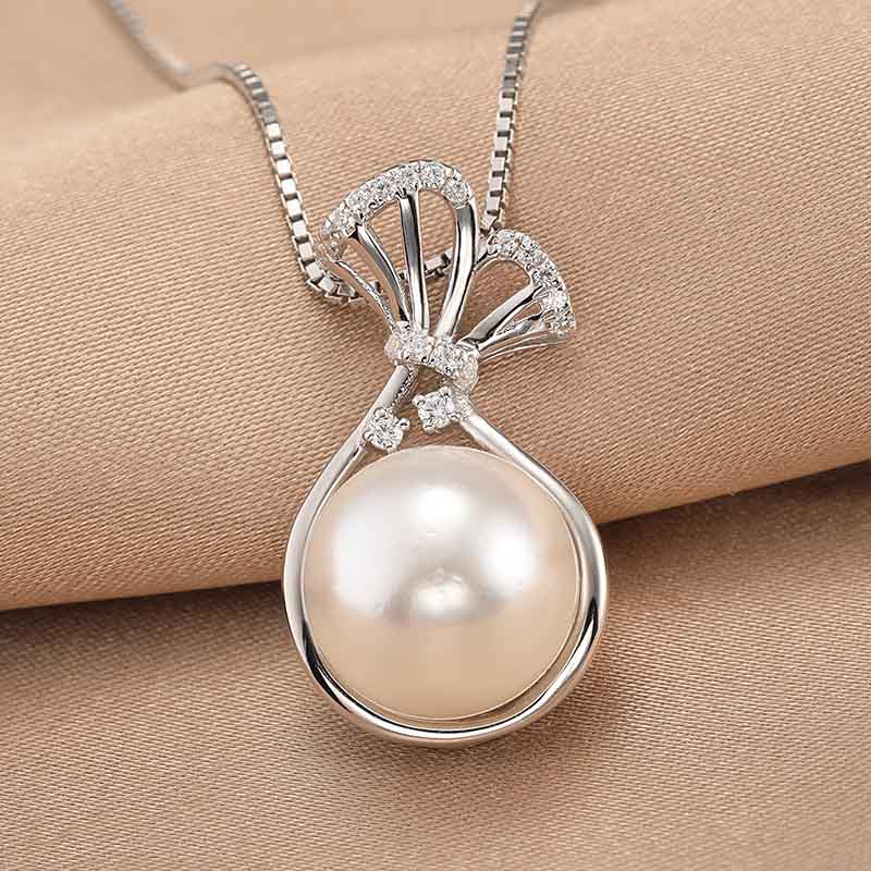 Australische Südsee Perlenanhänger mit Diamanten-1 gold perlenanhänger kette