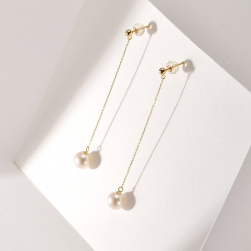 Akoya Perlenohrringe Gold