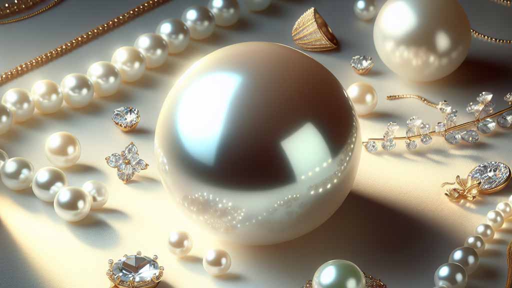 Perlen Silber und Gold