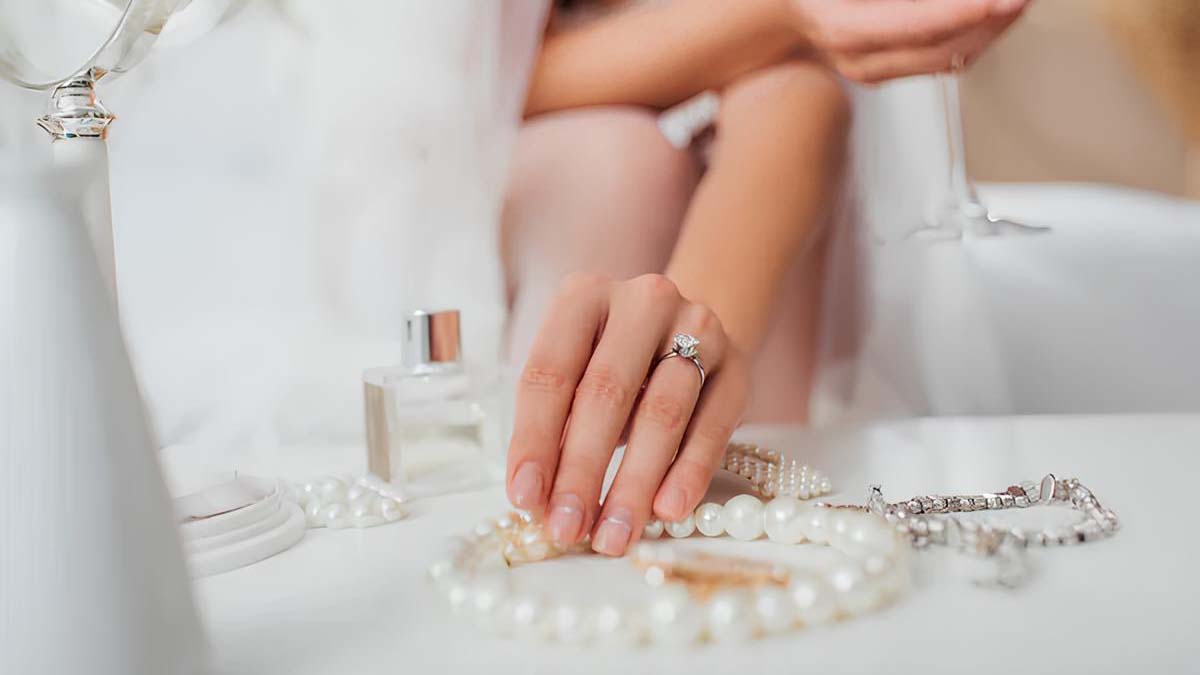Hochzeitsschmuck aus Perlen