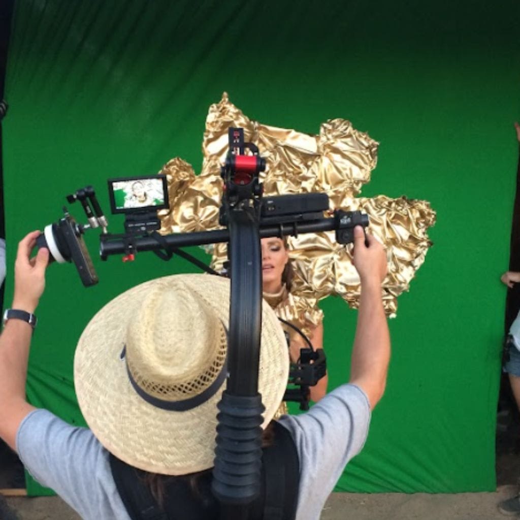 recording a video in a green screen recording a video in a green screen