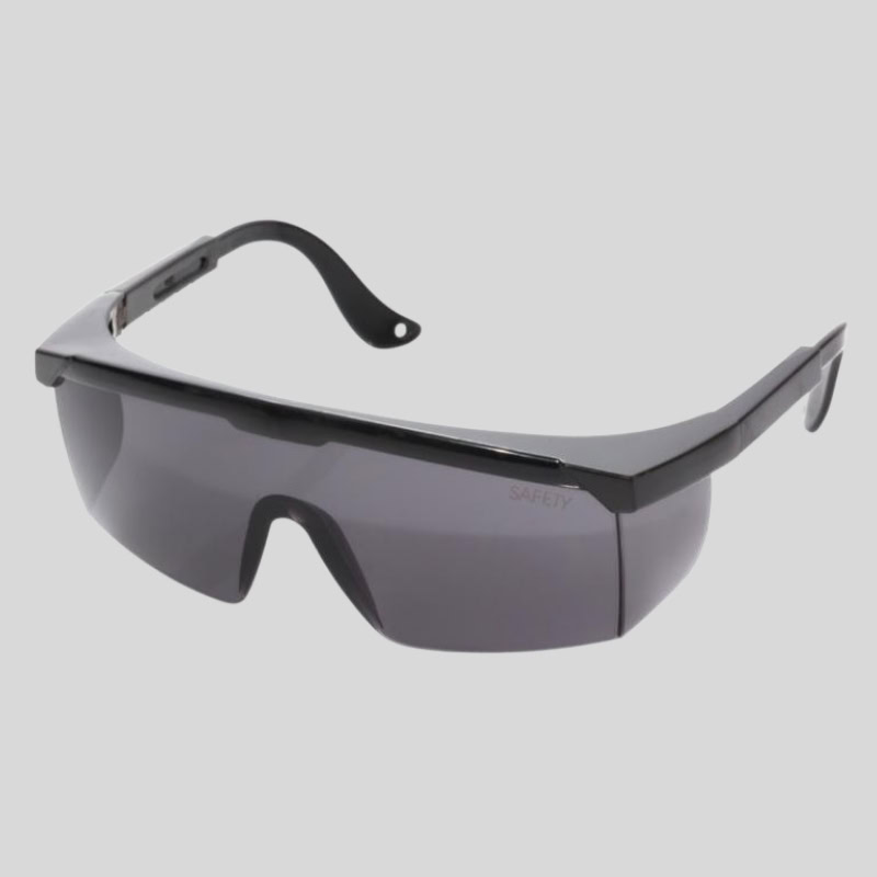 แว่นนิรภัย เลนส์ดำ กันฝ้า ขาดำ - Image 3