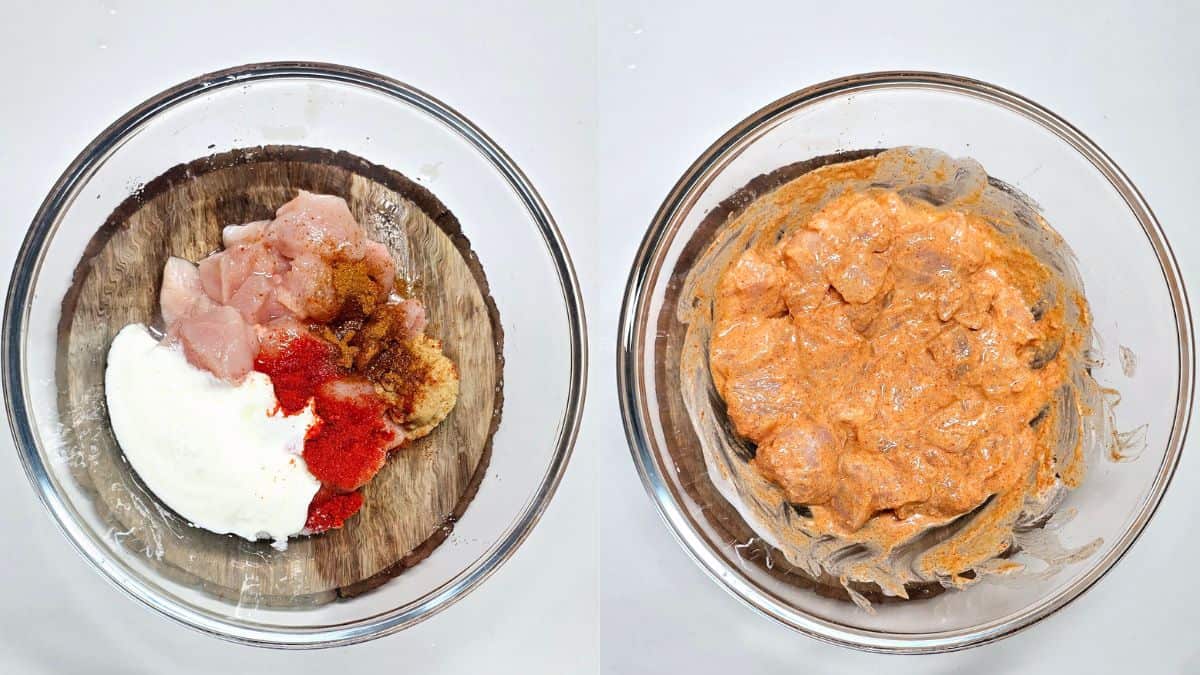 Butter Chicken Recipe Step three- Prepare for marination