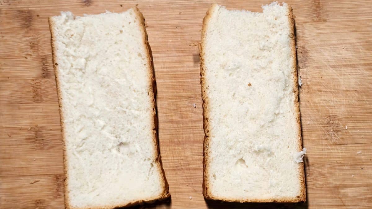 Garlic Bread Recipe Step 2: Take a bread loaf