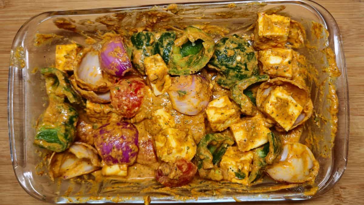 Paneer Tikka Recipe step three Paneer Tikka Recipe step three marinate them